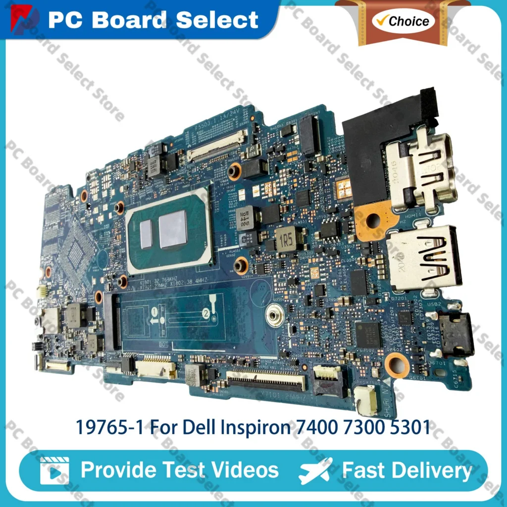 19765 For Dell Inspiron 7400 7300 Vostro 5301 19765-1 09298W 09750J 09JX16 0X49H6 with i3 i5 i7