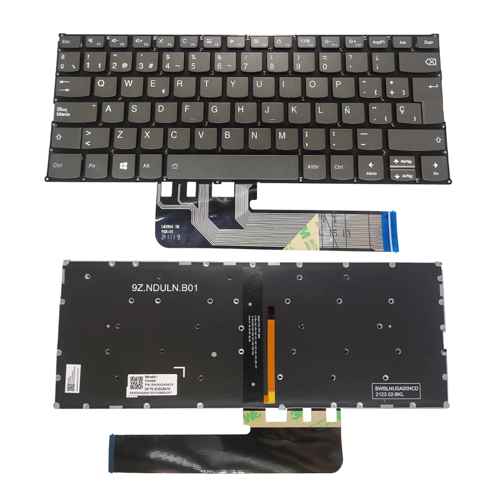 UK SP LA PT-BR FR Backlit Keyboard for Lenovo Yoga 6-13 13ARE05 82FN 13ALC6 82ND