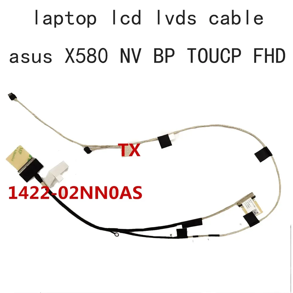 LCD EDP LVDS Cable For Asus X580 X580NV X580BP VD 1422-02NN0AS 1422-02NM0S FHD 1920*1080 30/40 Pins