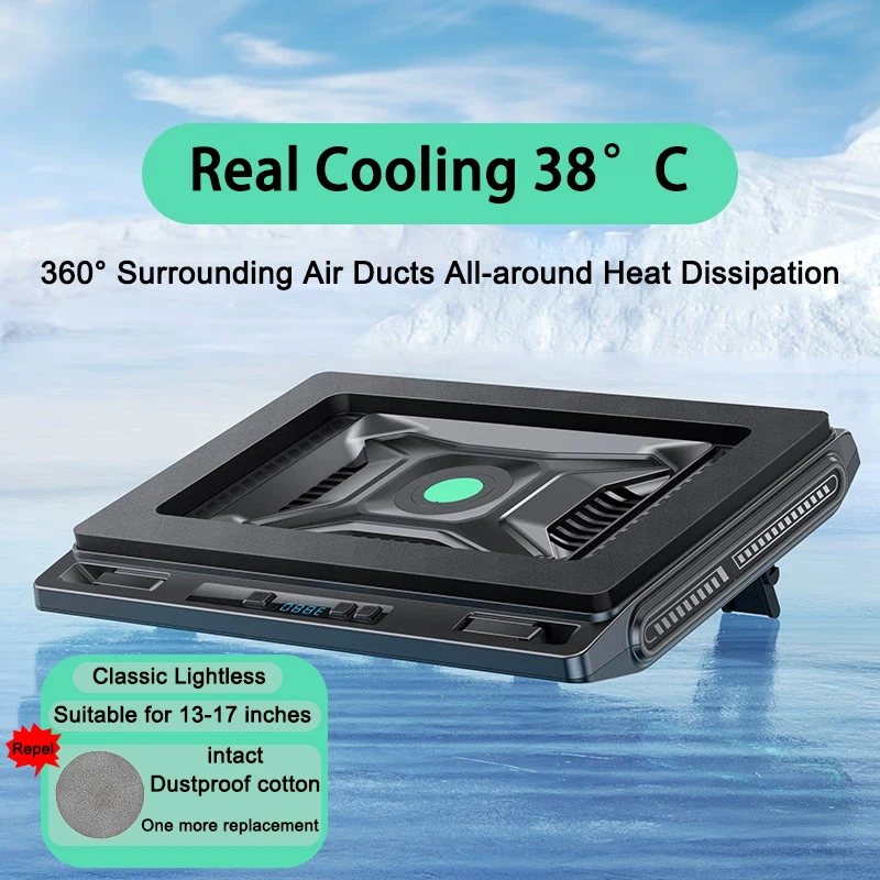 V10 Pressurized Air Cooling Radiator Docking Station for 13-17.3 inch