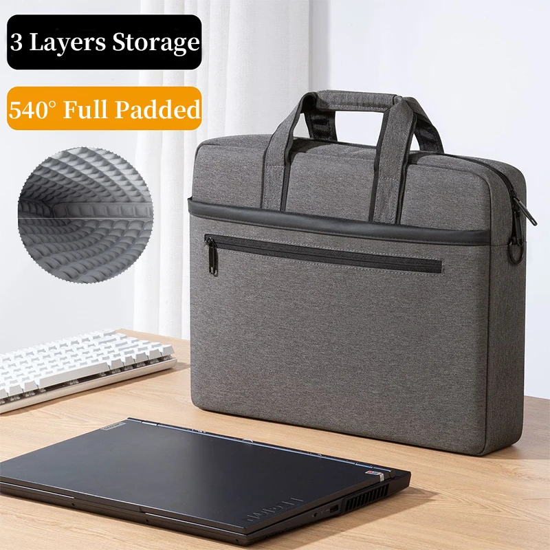 Laptop Shoulder Bag for Men 15.6 inch