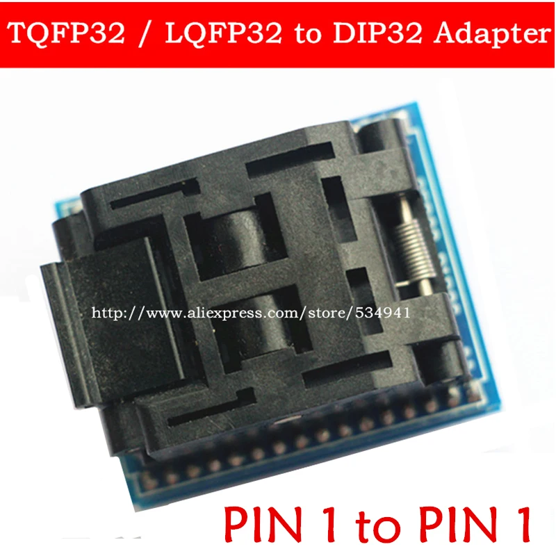 TQFP32 QFP32 LQFP32 TO DIP32 adapter