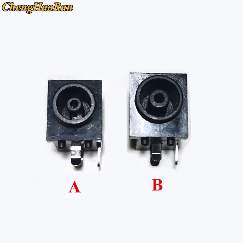 1pcs PCB Mount 6.0*4.5 MM Female DC Power Jack Plug Socket Connector Black / Yellow 6.0mm X 4.5mm