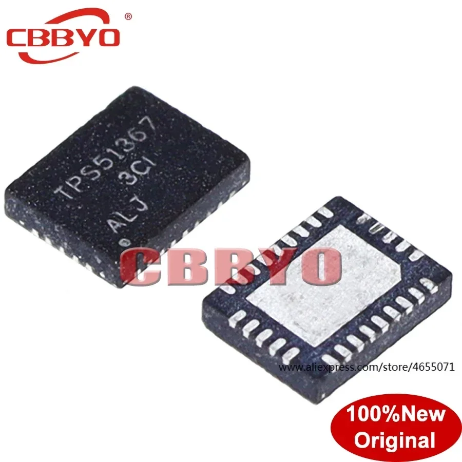(5piece)100% New TPS51367RVER TPS51367 QFN-28