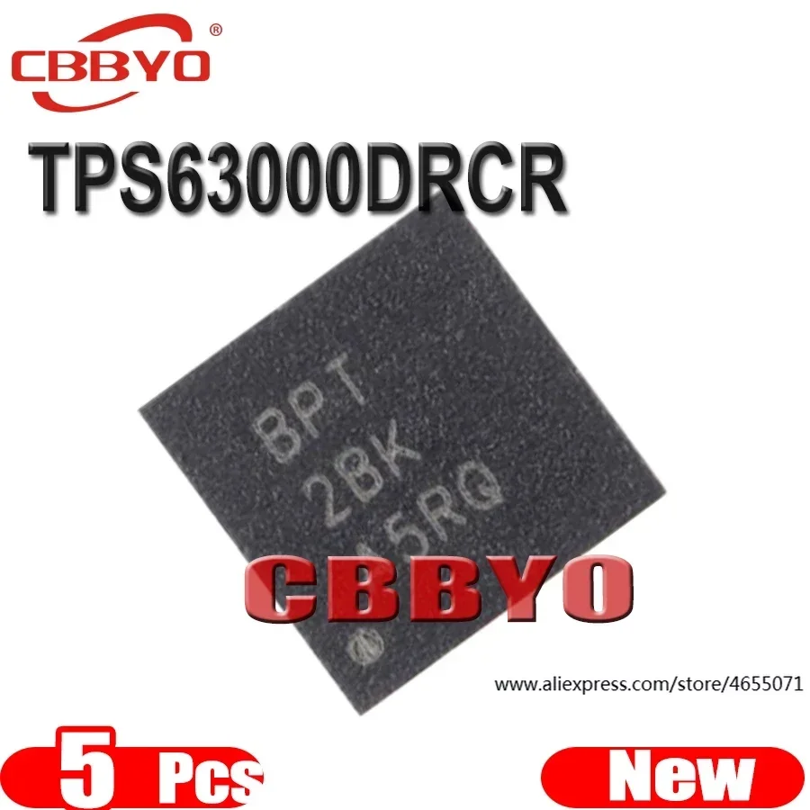 (5piece)100% New TPS63000 TPS63000DR TPS63000DRCR BPT QFN-10