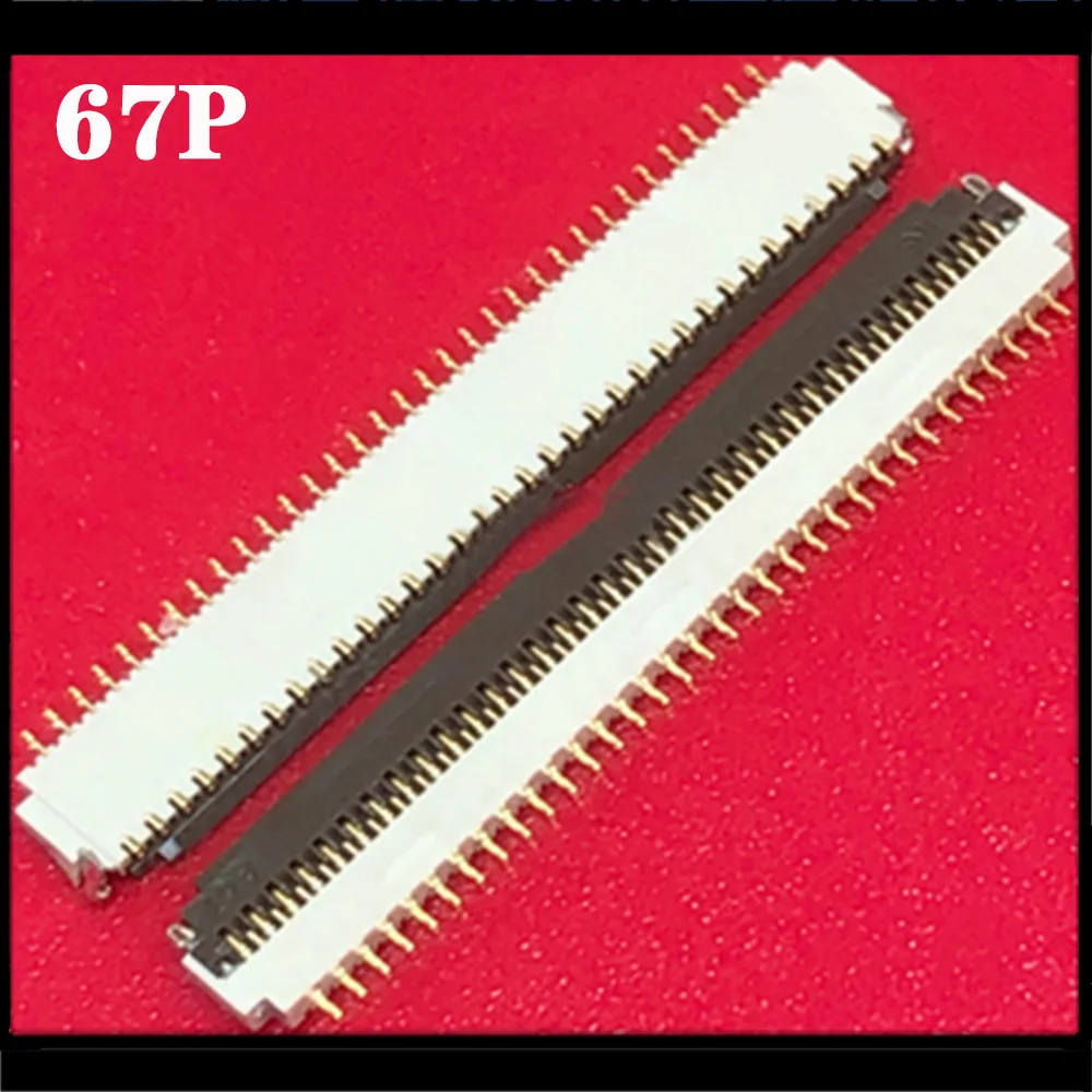 2-10PCS 67P FPC FFC Connector Socket 0.3mm Pitch 67Pin