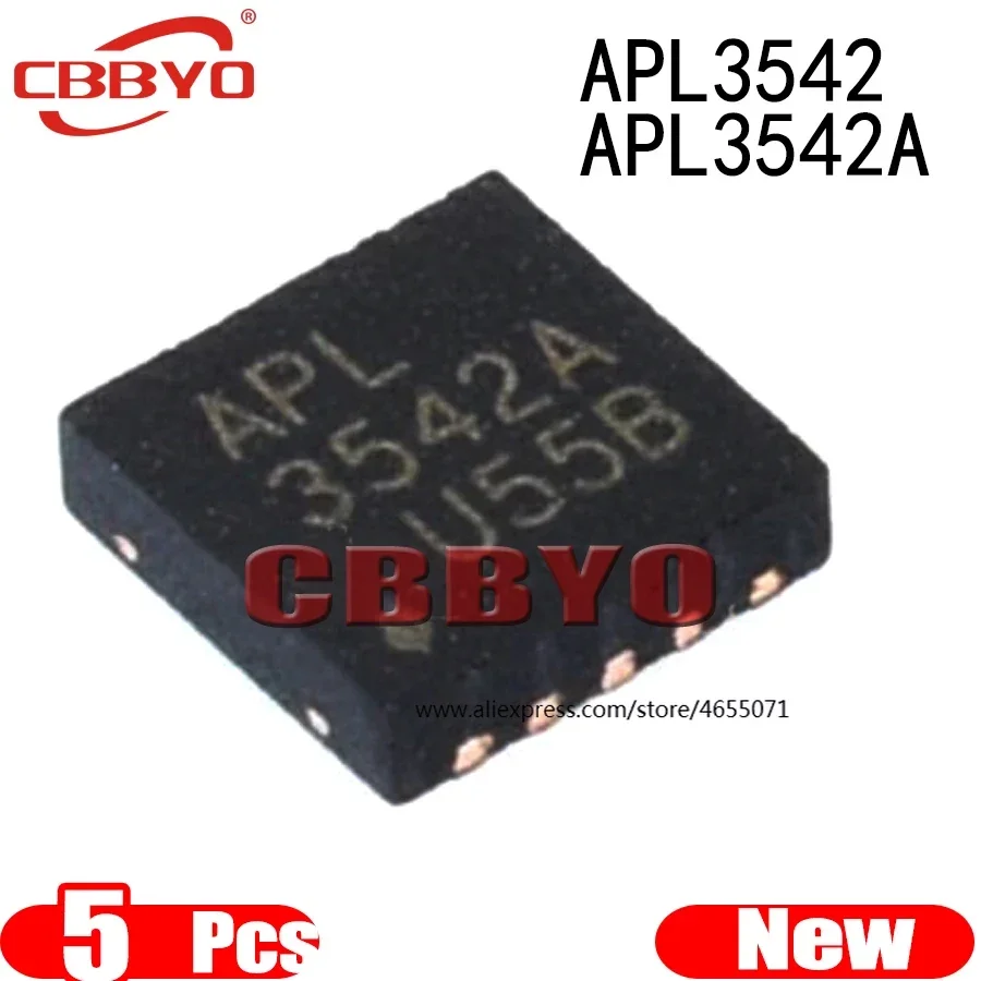 (5piece)100% New APL3542 APL3542A 3542 3542A APL3542QBI APL3542AQBI APL3542QBI-TRG APL3542AQBI-TRG QFN-10