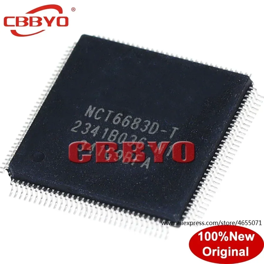 (1piece)100% New NCT6683D-T NCT66830-T QFP-128