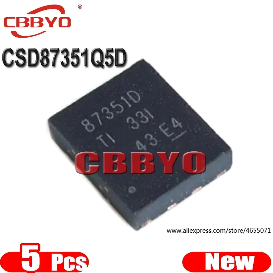 (5piece)100% New CSD87351Q5D 87351D QFN-8