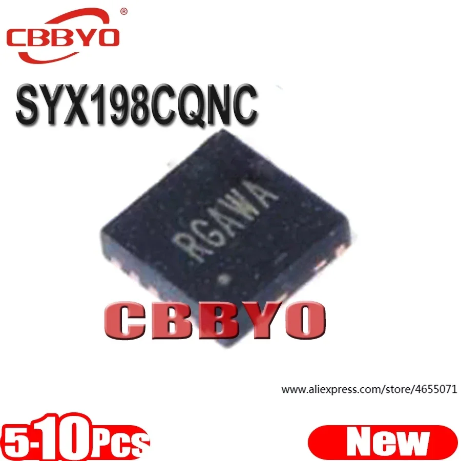 (5-10piece)100% New SYX198CQNC SYX198C SYX198 (RG3EZ RG4PN RG3AG RG2BN RG...) QFN-6