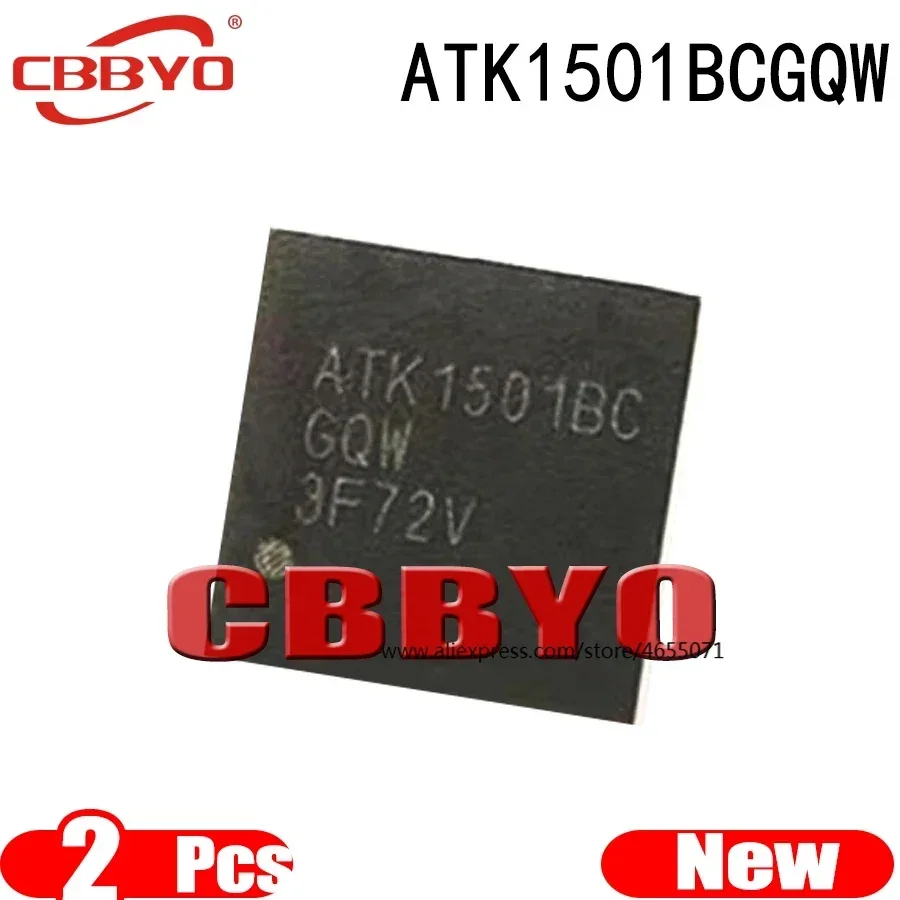 (2piece)100% New ATK1501BCGQW ATK1501BC QFN-52