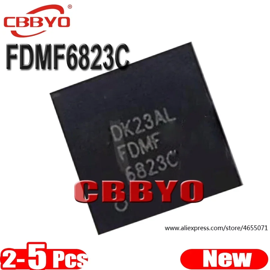 (2-5piece) 100% New FDMF6823C 6823C QFN-40