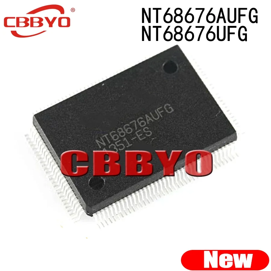 (1piece)100% New NT68676UFG NT68676AUFG NT68676 QFP-128