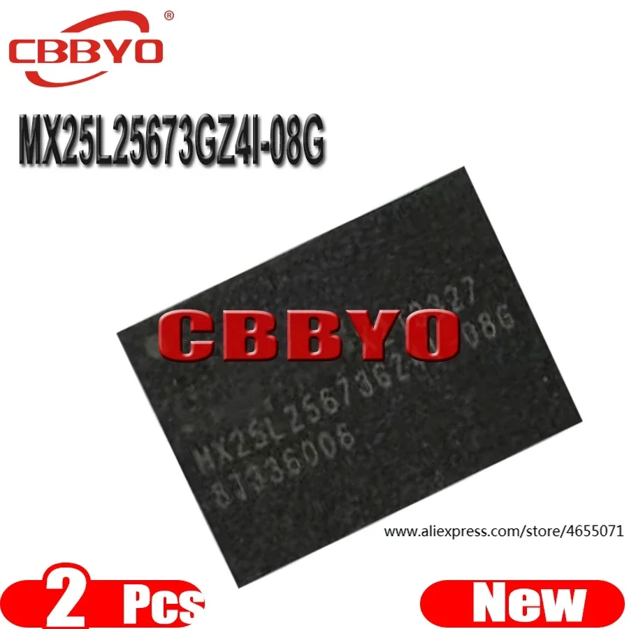 (2piece)100% New MX25L25673GZ4I-08G MX25L25673GZ41-08G MX25L25673 QFN-8