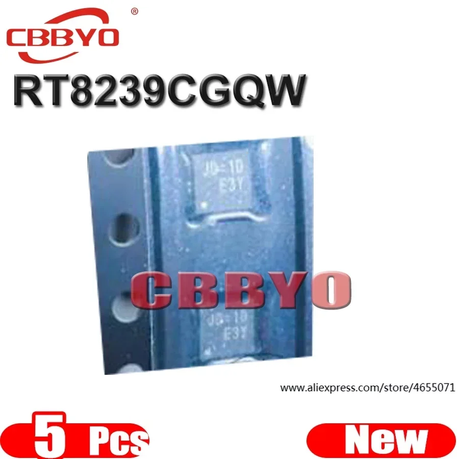 (5piece)100% New RT8239C RT8239CGQW For code: (JD=DE JD=.. ) QFN-20