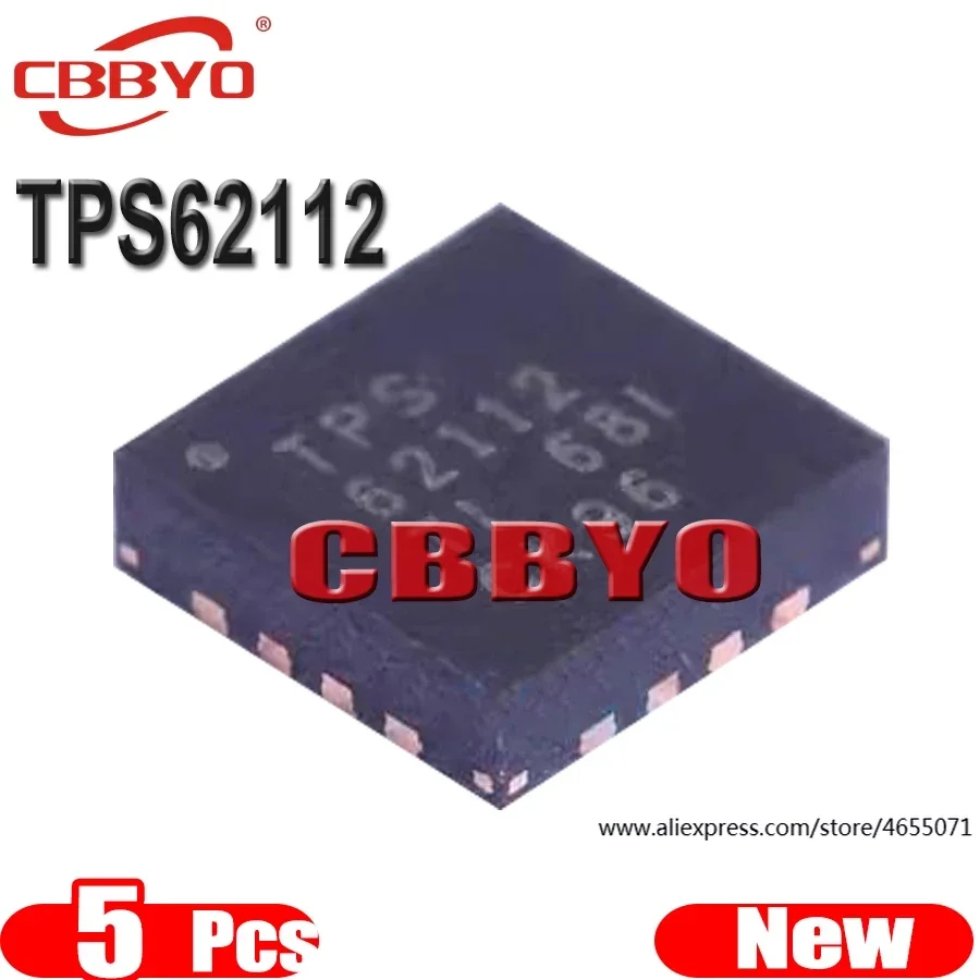 (5piece)100% New TPS62112RSAR TPS62112 62112 QFN-16