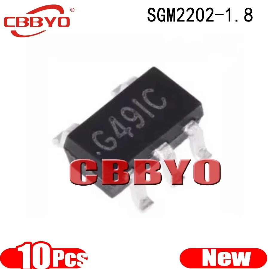 10pcs Brand New SGM2202-1.8 Yn5g/TR G49IC G49.. sot23-5
