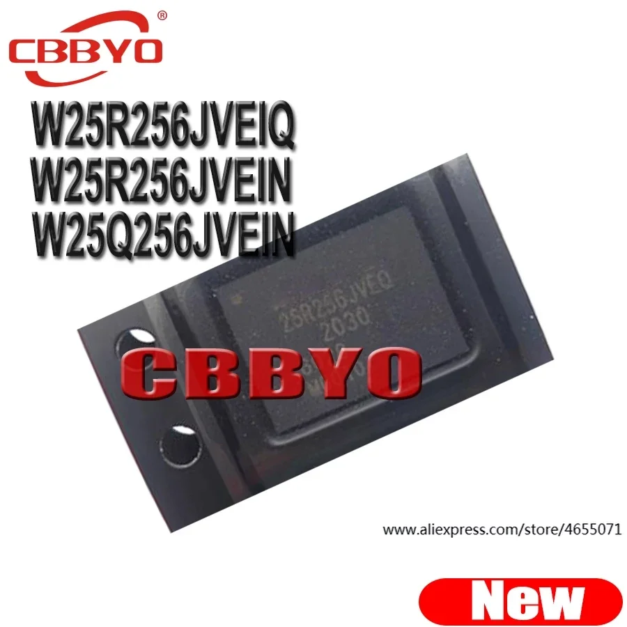 (1piece)100% New W25R256JVEIQ 25R256JVEQ W25R256JVEIN 25R256JVEN W25Q256JVEIN 25Q256JVEN W25R256JVEQ W25R256JVEN W25Q256JVEN QFN
