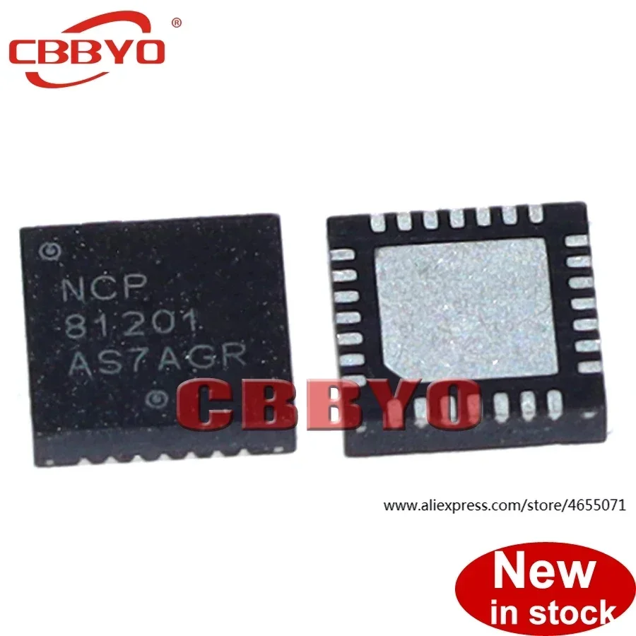 (5piece) 100% New NCP81201MNTXG NCP81201 QFN-28