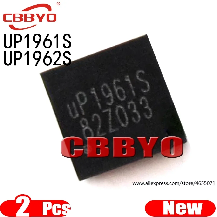 (2piece)100% New UP1961S UP1961SQDD QFN-16 UP1962S UP1962SDD8 QFN-8