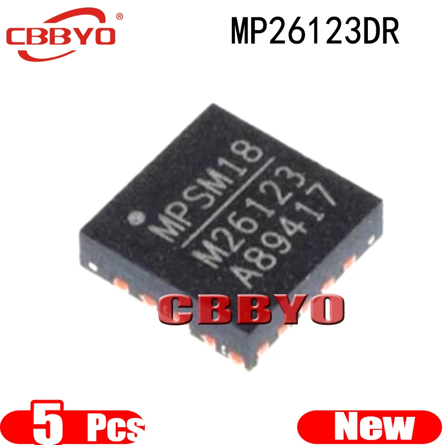 (5pice)100% New MP26123DR MP26123 M26123DR M26123 QFN-16