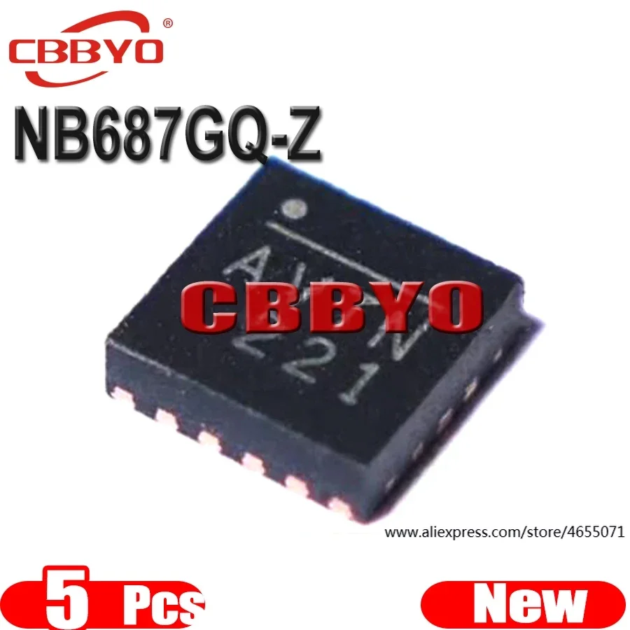(5piece) 100% New NB687GQ-C669-Z NB687GQ-Z NB687GQ NB687 AVTH AVTN AVTJ AVT.. QFN-16