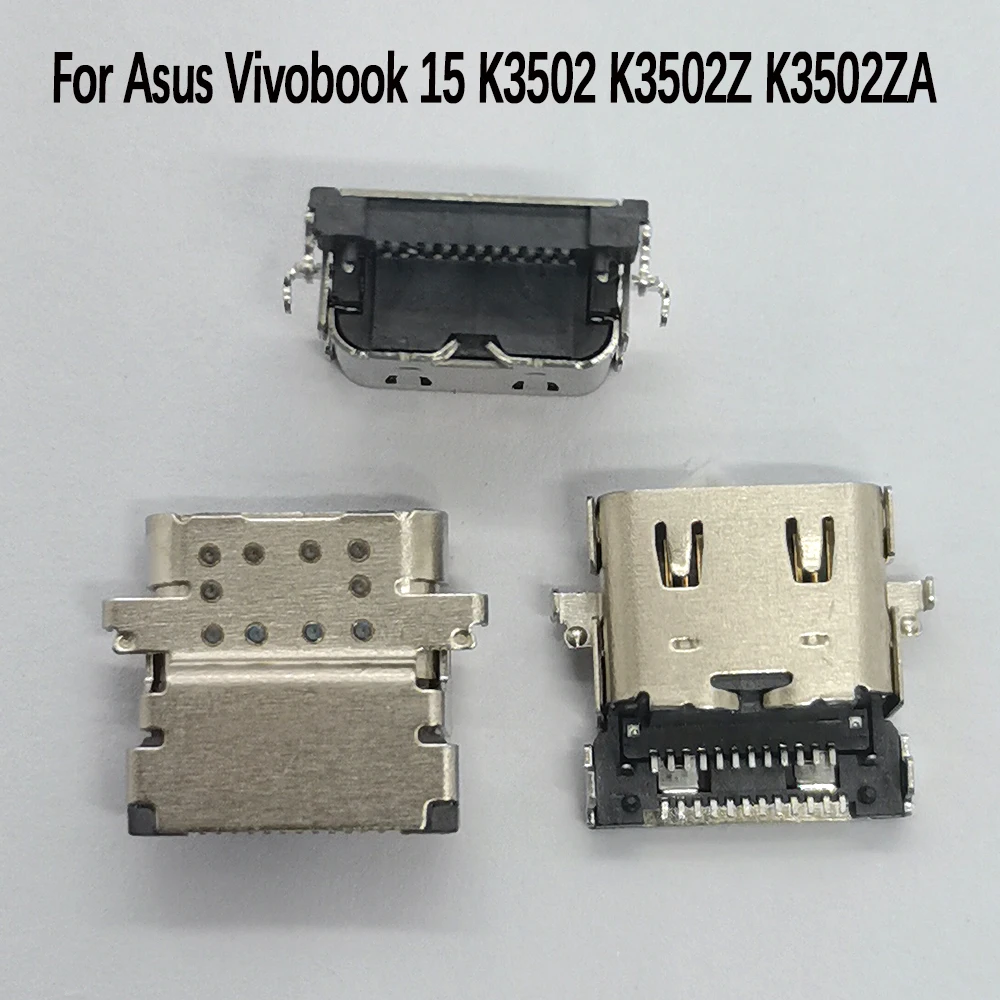 1-10Pcs 24P Female USB C Type C USB Tail Plug Jack DC Charging Socket Port Connector For Asus Vivobook 15 K3502 K3502Z K3502ZA