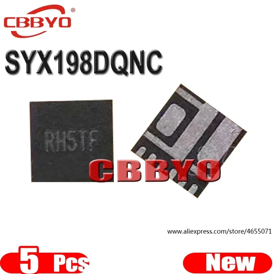 (5piece)100% New SYX198DQNC SYX198D SYX198 (RH4OH RH3AN RH2BA RH...) QFN-6