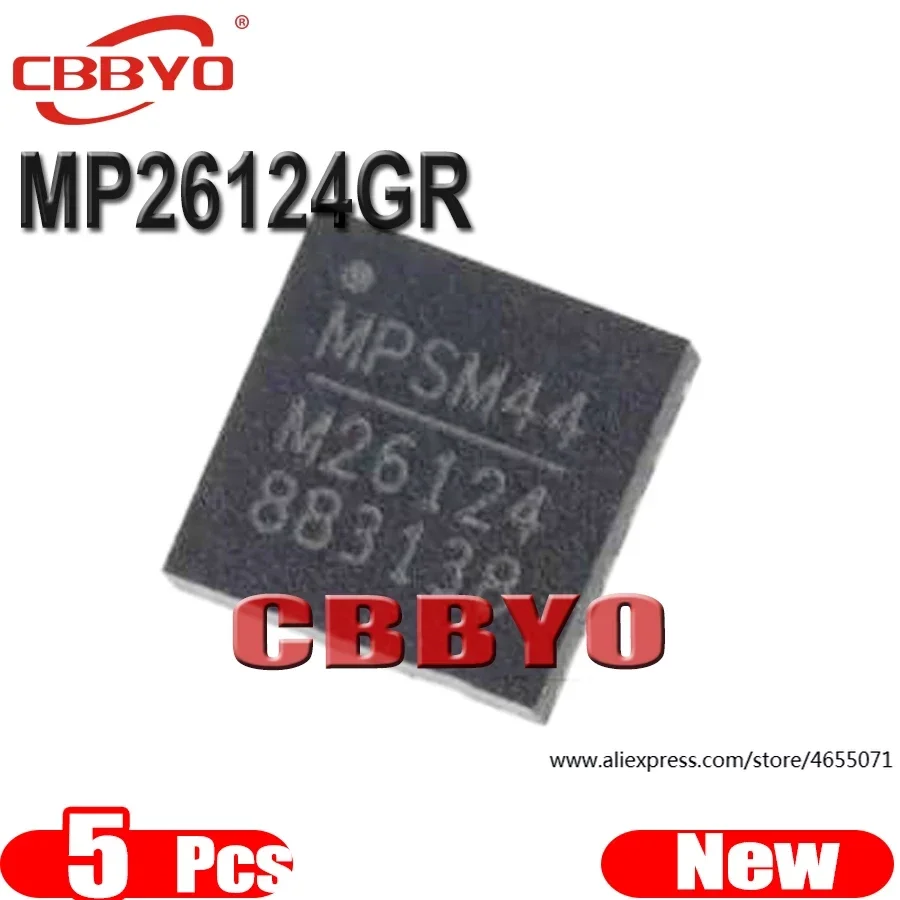 (5piece)100% New MP26124GR-Z MP26124GR MP26124 M26124 QFN-16