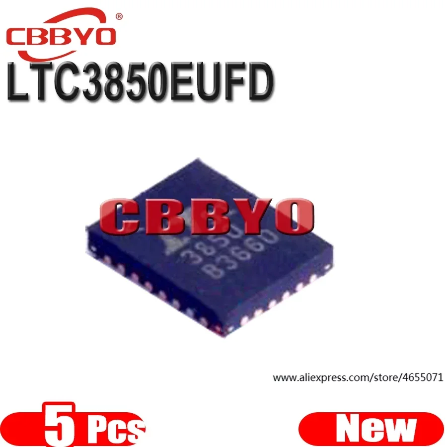 (5piece)100% New LTC3850EUFD LTC3850 LT3850 3850 QFN-28