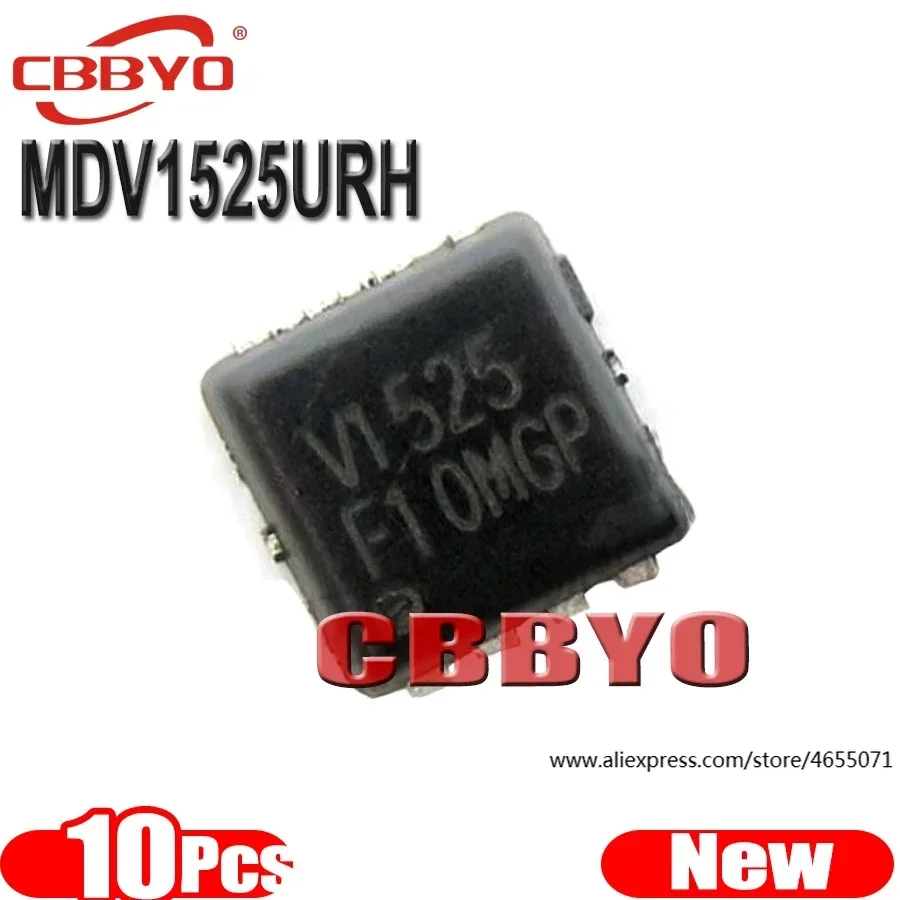 (10piece)100% New MDV1525URH MDV1525 V1525 QFN-8