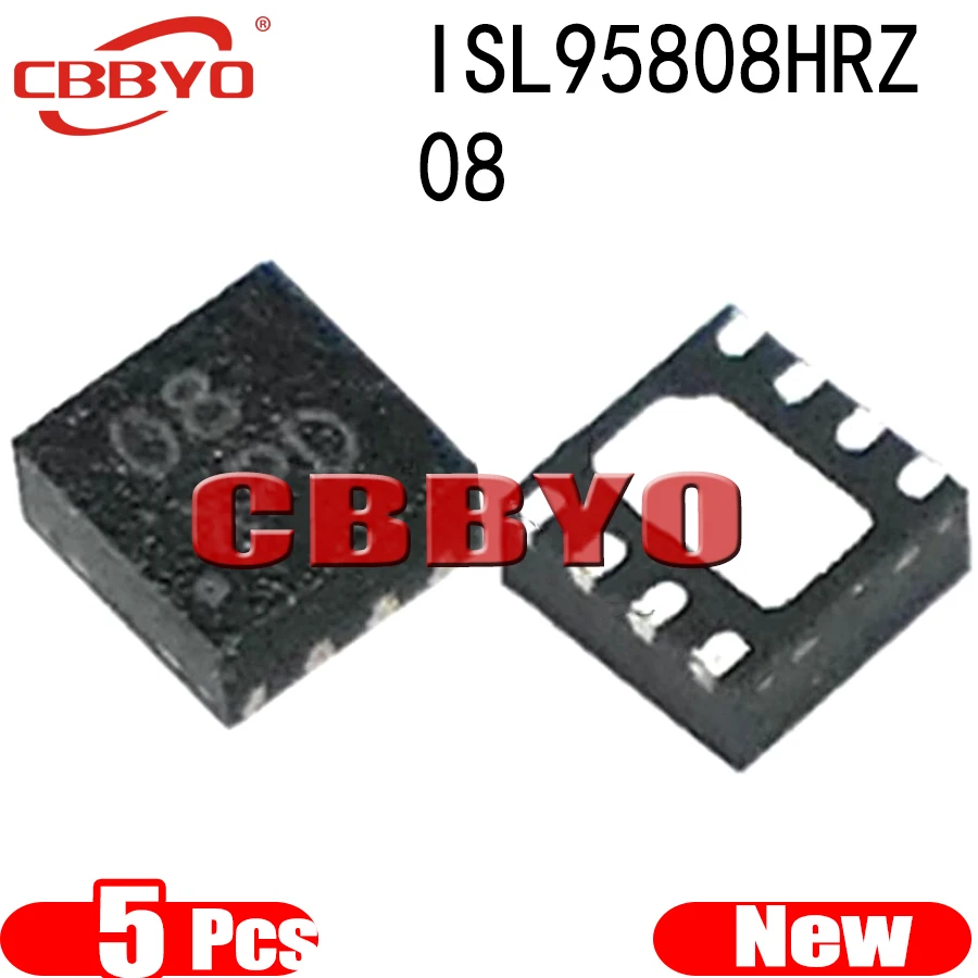 (5piece)100% New 95808HRZ ISL95808HRZ ISL95808HRZ-T 808 08 QFN-8